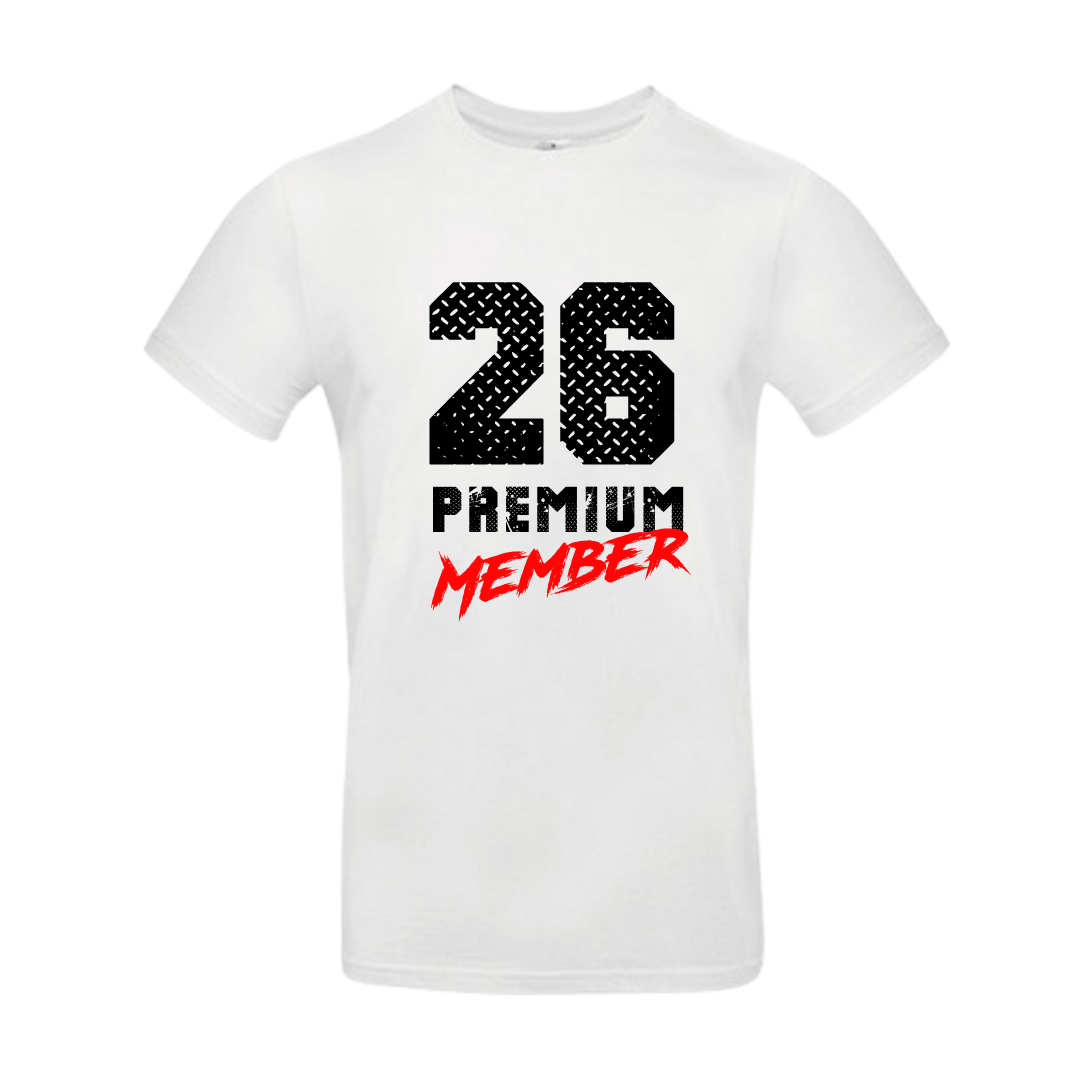 26 premium member shirt